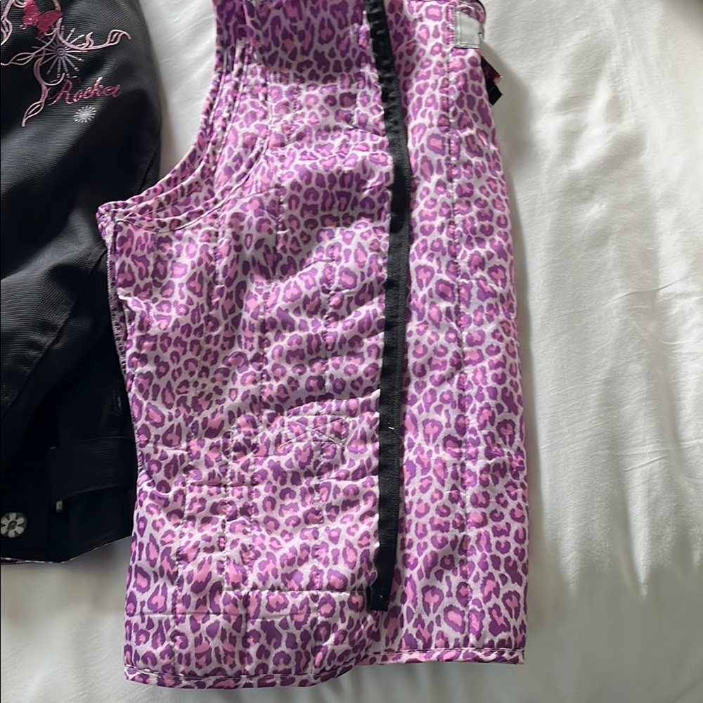 Joe Rocket Black and Pink Women's Jacket - Picture 8 of 10